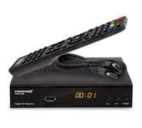 Récepteur satellite HD 521 FTA numérique satellite DVB-S2 FullHD HDMI SCART 2X USB lecteur multimédia 12 V Bloc d'alimentation