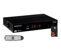 SAGEM Récepteur Satellite HD Astra N°1 + Carte TNTSAT V6 Chaînes TNT Françaises