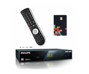 Récepteur Satellite - PHILIPS - DSR3231T - MPEG4 HD - 25 chaînes TNT - HDMI et Péritel