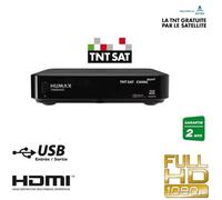 Récepteur satellite TNTSAT HD HUMAX TN8000HD - Noir - 16 cm x 13.3 cm x 3.4 cm - USB 2.0