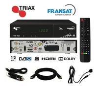 Récepteur satellite - TRIAX - THR 7600 HD - 12V - Carte FRANSAT - HDMI 2M