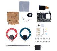 Récepteur Sonore Toute Bande Kit sans Soudure, Système Amplificateur 2 Voies, AM MW SW SSB LSB USB V5A - Assemblage Simple, Adapté Débutants, Réception UHF Étendue