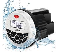 Récepteur stéréo étanche Bluetooth Marine avec Lecteur MP3 sur Radio AM/FM et USB pour Streaming de Musique sur Bateau, Golf Carts ATV UTV et Spa Hot Tubs…