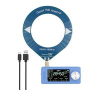 Récepteur stéréo - Récepteur radio de poche FM - Batterie 800 mA - Écran HD LSB USB AM - Écran IPS de 4,8 cm - Avec antenne - Pour karaoké, bar, home studio, extérieur, camion, voyage