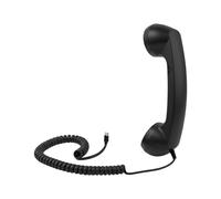 Récepteur téléphonique rétro : accessoire pratique de type C, adaptateur de ligne fixe pour téléphone portable, appareil d'appel classique | outil de communication vocale clair pour bureau, env