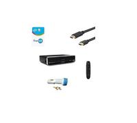 Récepteur THS805 HD - Décodeur TNT Satellite Camping Car + Carte Fransat +Cable HDMi + LNB HD ME