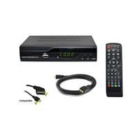 Récepteur TNT HD Décodeur terrestre STROM 504 DVB-T2 - Compatible pour chaînes TNT HD HDMI/PÉRITEL