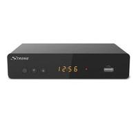 Strong - Décodeur TNT double tuner SRT8222 Full HD HEVC265 Enregistreur HDMI USB Péritel Noir