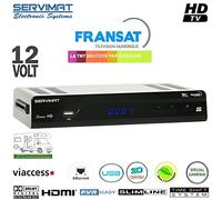 Récepteur TNT - SERVIMAT - SIRIUS III HD - Déport IR - HDMI offert - Noir
