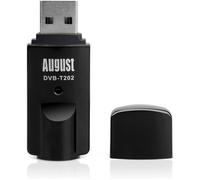 Récepteur TNT USB DVBT202 Décodeur TNT avec Enregistreur et Antenne,Numérique Terrestre Mini Télévision sur PC MPEG4