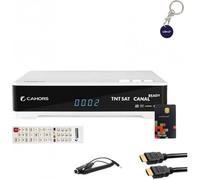 Récepteur TV satellite HD - CAHORS - Teox HD - Carte TNTSAT V6 - Câble HDMI - PVR Ready