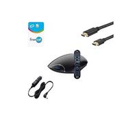 Récepteur TV satellite HD CONNECT + Carte Viacess Fransat PC6 + Câble HDMI+ câble allume cigare