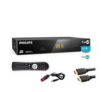 Récepteur TV Satellite HD - PHILIPS - DSR 3031F - Carte Fransat PC7 - Câble HDMI 2m - 12V
