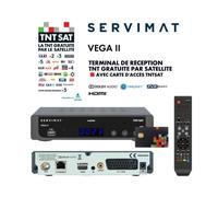 Récepteur TV satellite - SERVIMAT - VEGA II - Full HD - Dolby Digital + - Carte TNTSAT V6