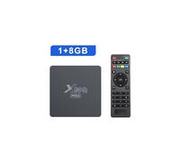 Récepteur TV X96q Pro Smart TV Box Android 10.0 Allwinner H313 Quad 2.4G Wifi 4K Lecteur multimédia 1G 8G Prise