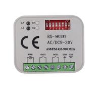 Récepteur universel ALIRANTA compatible avec télécommande Hörmann HSM2 / HSM4 / HS1 / HS2 / HS4 / HSE2 / HSD2 / HSP4 868 / HSZ1 868,3 MHz. Récepteur radio 2 canaux 433-868mhz. Code roulant/fixe 12-24