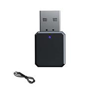 Récepteur USB Bluetooth 5.1, Adaptateur et Émetteur Audio Double Sortie AUX/USB pour Casque, TV, Voiture et Chaîne Hi-Fi