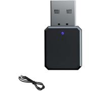 Récepteur USB Bluetooth 5.1, Adaptateur et Émetteur Audio Double Sortie AUX/USB pour Casque, TV, Voiture et Chaîne Hi-Fi