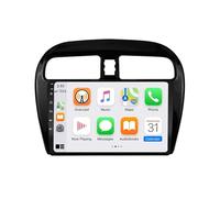 Récepteurs Multimédia pour Mitsubishi Mirage Spacestar Attitude 2012-2023 Android 15 9 inch Écran Tactile avec Wireless Carplay Android Auto pour, 8Core 8G+256G