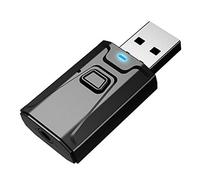 Réception et émetteur BT Adaptateur 2 en 1 Plug Play USB Double Connexion Interrupteur à une touche Transmission stable 15 mètres Longue distance Large zone de couverture délicate et pratique