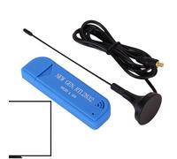 Réception radio SDR - Récepteur TV, Récepteur radio à antenne SDR | Clé USB RTL-SDR avec antenne, connecteurs MCX, modes de réception CW, récepteur radio TV défini par logiciel pour progiciels SDR, tu