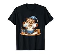 Recette de Cuisine de mélange de Farine de Chouette endormie T-Shirt