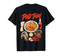 Recette de Pad Thaï aux Crevettes et Nouilles Épicées T-Shirt
