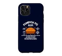 Recette de Tarte à la Citrouille - Costume d'automne pour Thanksgiving Coque pour iPhone 11 Pro