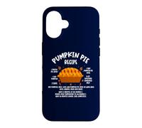 Recette de Tarte à la Citrouille - Costume d'automne pour Thanksgiving Coque pour iPhone 16
