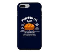 Recette de Tarte à la Citrouille - Costume d'automne pour Thanksgiving Coque pour iPhone 7 Plus/8 Plus