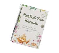 Recette de thé | Guide de préparation du thé | Carnet avec illustrations, à pour femmes, hommes, adultes, étudiants, écoliers, salle de classe