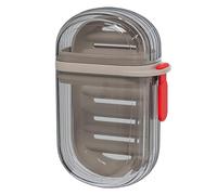 Recette générique de savon imincique avec couvercle - Étui à savon de voyage, conteneur de savon avec couvercle - Lavage avec une boîte de drainage efficace pour les gymnases, les écoles, la
