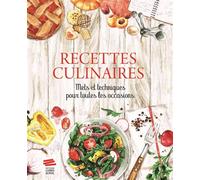 Recettes culinaires Mets et techniques pour toutes les occasions - Collectif - Livreo Alphil - broché - Guide