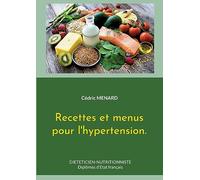 Recettes et menus pour l'hypertension.