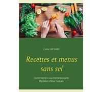 Recettes et menus sans sel