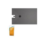 Receveur à carreler 140 x 90 cm WEDI Fundo Plano, bonde intégrée + Colle Wedi 320