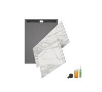 Receveur à carreler 180 x 90 WEDI Fundo Riolito Neo + revêtement Top marble white + colle + écoulement horizontal + kit étancheité