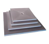 Receveur carré Wedi Fundo Primo écoulement centré 900x900x40mm