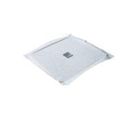 Receveur à carreler MARMOX avec rehausse intégrée et grille caniveau excentrée