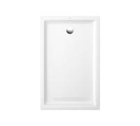 Receveur antidérapant VILLEROY ET BOCH 100 x 80 O Novo Plus céramique rectangle blanc