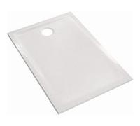 Receveur céramique GEBERIT Renova - 100 x 80 extra-plat à poser/encastrer - 00726800000AG3 Blanc G