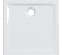 Receveur céramique GEBERIT Renova - 80 x 80 extra-plat à poser/encastrer - 00721800000AG3 Blanc G