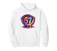 Receveur de Baseball Drip Six Seven 67 à crème glacée Gen Alpha Slang Sweat à Capuche