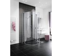 Receveur de Douche 106x97 Kermi LINE 1060x970x50mm Rectangulaire Canal en demi-cercle décentralisé BCHXB097106XK