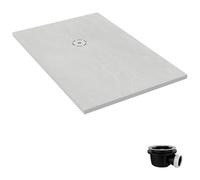Receveur de douche 120 x 90 JACOB DELAFON Singulier neoroc rectangle blanc + bonde