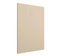 Receveur de douche 70 x 120 cm ivoire effet pierre rectangulaire en SMC réductible Samos