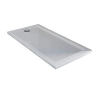 Receveur de douche 70x140x4cm rectangle acrylique avec bordures blanc brillant mod. Flower