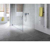 Receveur de Douche 90x90 Kermi POINT Carré garniture de vidage décentrée BAEUD090090XK