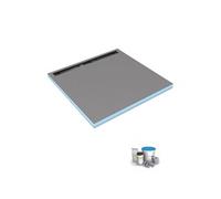 Receveur de douche à carreler 120 x 120 cm WEDI Fundo Riolito Neo + colle à carrelage