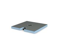 Receveur de douche à carreler 120 x 120 WEDI Fundo Plano + bonde intégrée